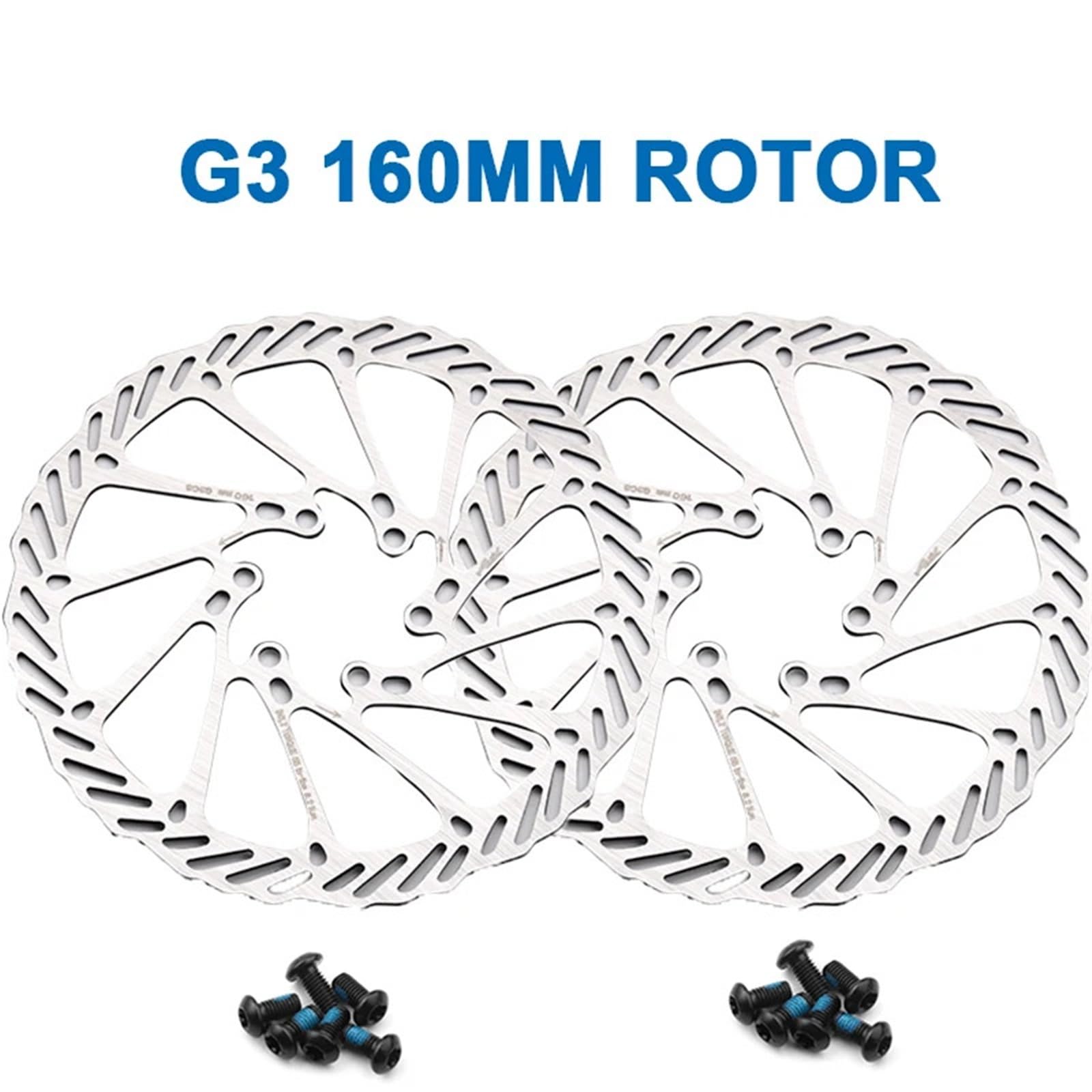 Freno manillar Compatible con frenos de disco hidráulicos Shimano MTB MT200 BR BL, rotores de 160 mm para bicicletas de montaña, pinzas de bicicleta y piezas de ciclismo.(MT200 G3 160MM)
