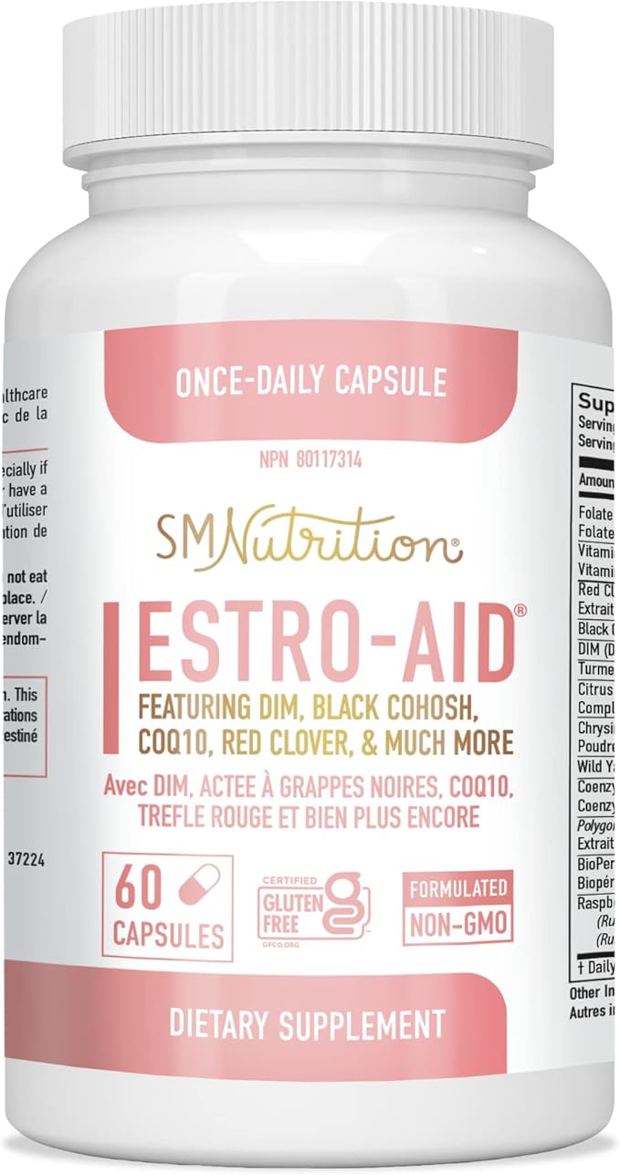 HormoneFree Estrogen Supplements for Women Menopause Relief Complex