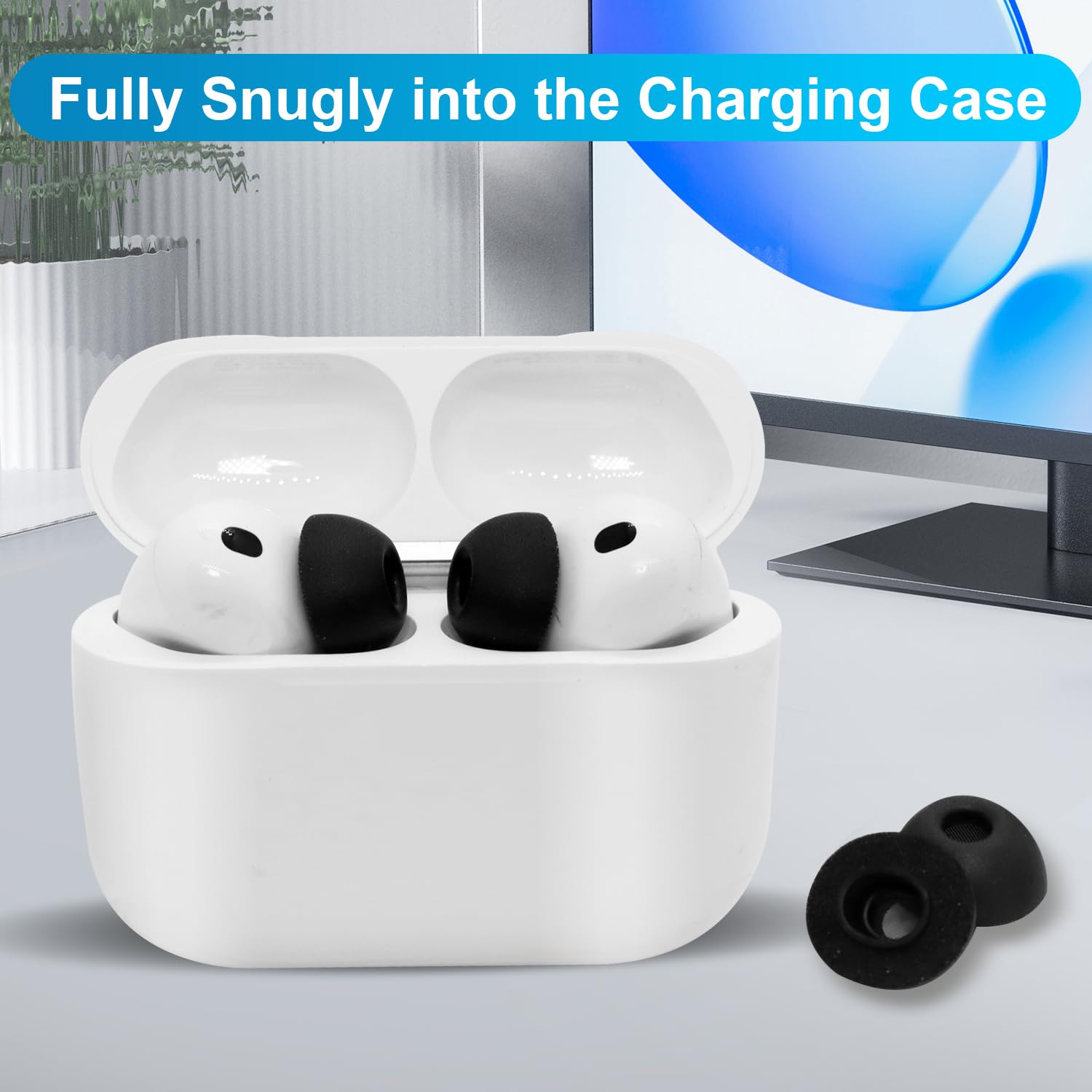 Amazon | メモリーフォームイヤーチップ Airpods Pro3対応 ソフト 滑り