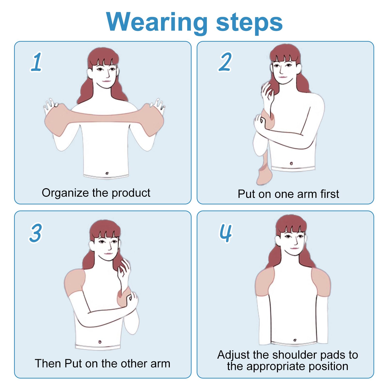 Silicone Shoulder Pads For Women – Anti-Slip Push-up Pads To Revamp Tops & Dresses (Reusable)