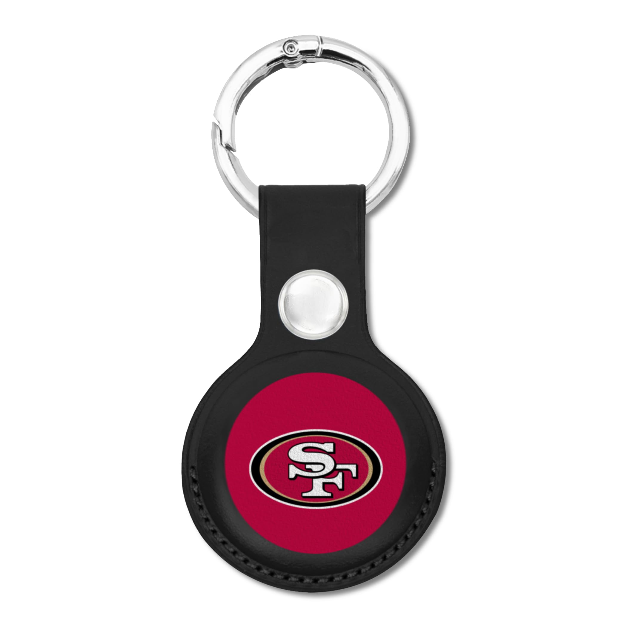 NFL SAN Francisco 49ERS Keychain Apple AIR TAG Holder for Dogs & Cats, Case for Apple Airtag Tracker, GPS Dog Tracking Device Pendant Holder