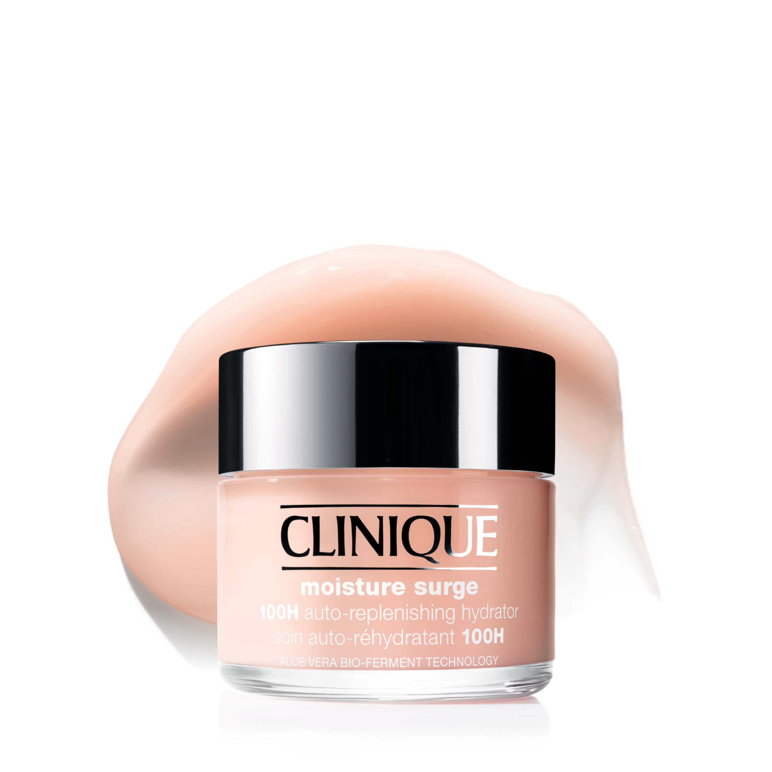 Photo 1 of **USED - MINOR DAMAGE**
Clinique Moisture Surge 100H Auto-Replenishing Hydrator Oil Free Face Moisturizer | With Hyaluronic Acid, Aloe Bioferment and Vitamins C + E | For All Skin Types | Hydrating + Moisturizing, 4.2 Fl Oz