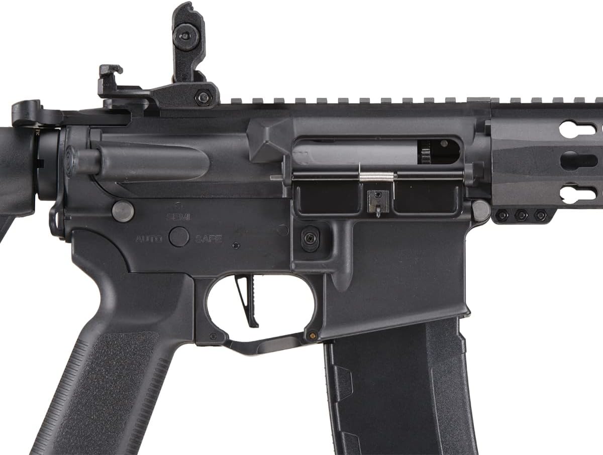 Lancer Tactical Gen 3 Keymod 10'' Nylon Polymer M4 Carbine w/Adjustable Stock (Programmable Fast Trigger & Mosfet)