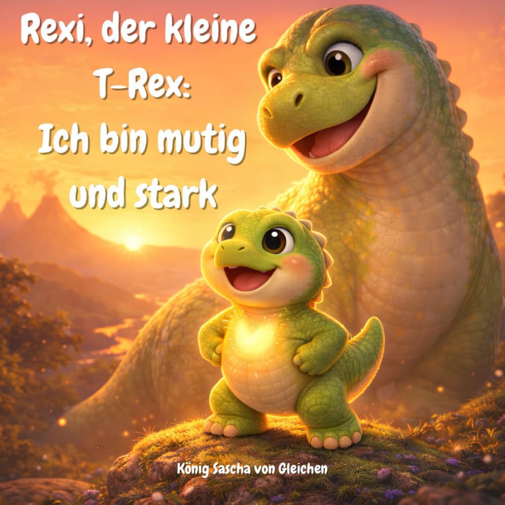 Rexi, der kleine T-Rex: Ich bin mutig und stark: Eine liebevolle Papa-Kind-Geschichte mit Affirmationen für mehr Selbstvertrauen (Ab 4 Jahren) (König ... für starke Kinder (Ab 4 Jahren))
