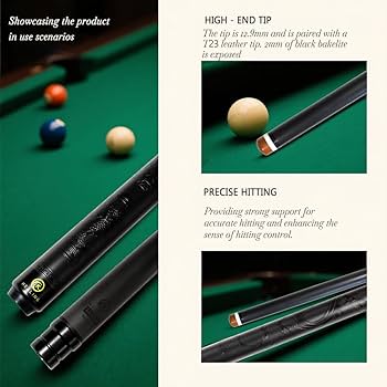 Amazon.co.jp: ビリヤード キュー OKHEALING 58インチ 20 oz 1/2