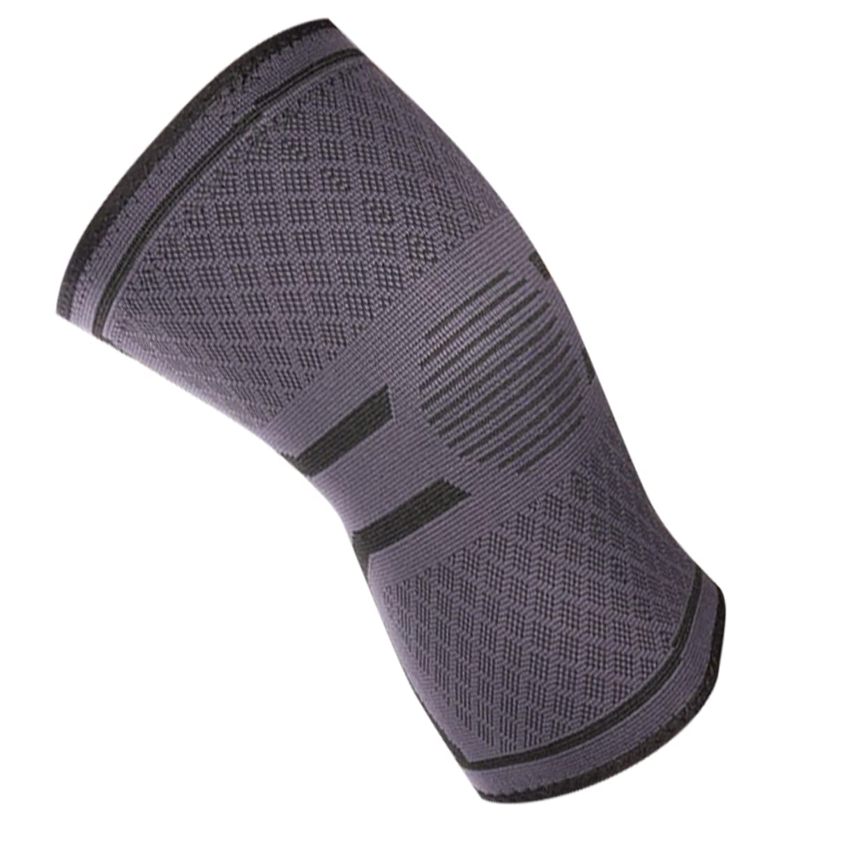 FOMIYES Compression Sleeve Patella Support Sports Protective Gear Elastic for Running Cycling (grey Size Xl)