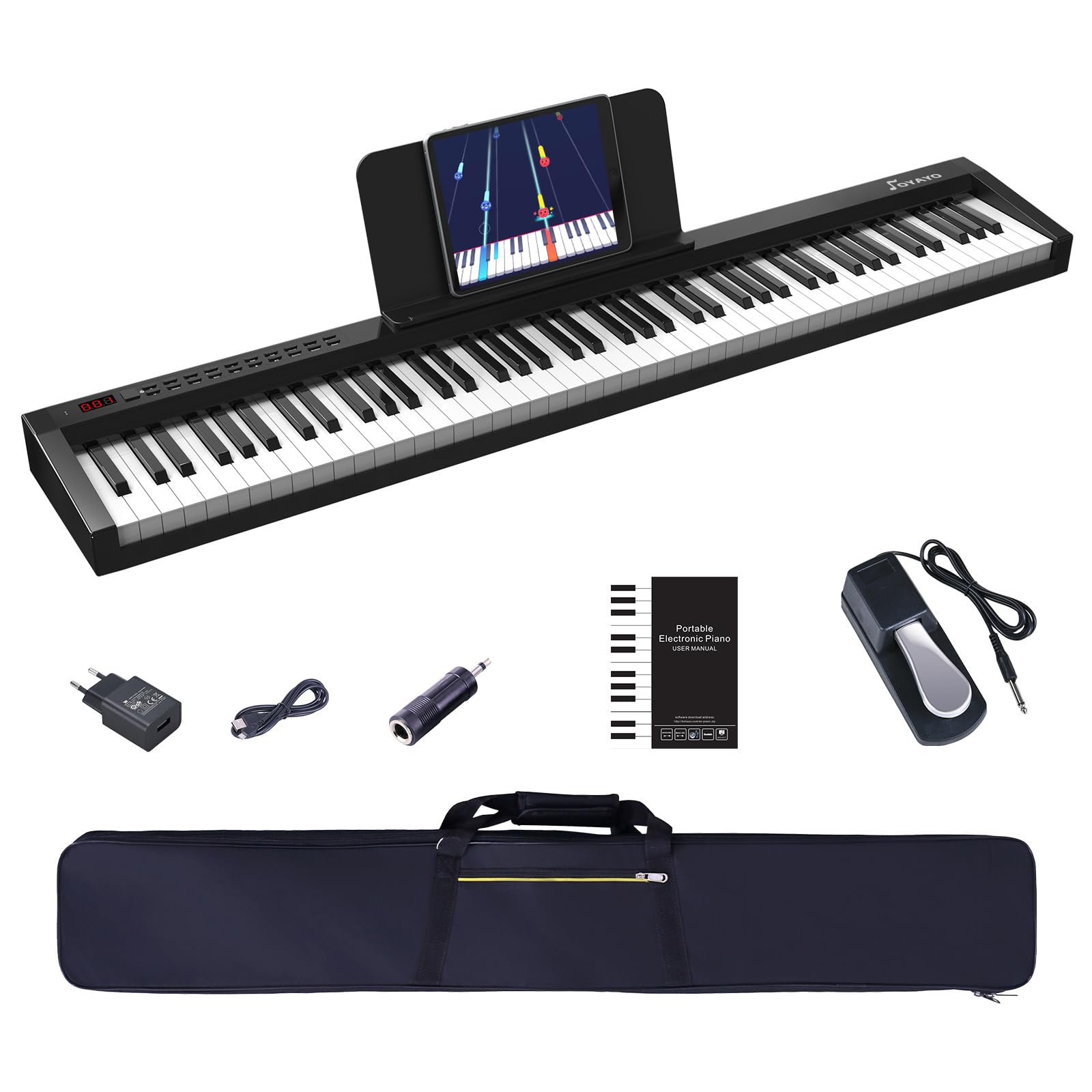 e-piano pedal-funktion OYAYO E Piano 88 Tasten Digital Piano Halbgewichtete Tastatur Keyboard piano voller Größe mit Bluetooth-MIDI-Funktion, Klavier 88 Tasten mit Sustain- pedal Klaviertasche, ideal für Anfänger Kinder Musikinstrumente & DJ-Equipment Ausführung:4 Fächer Darum sind nackte Füße 1990/chevrolet/k1500/5-7 you can transform your