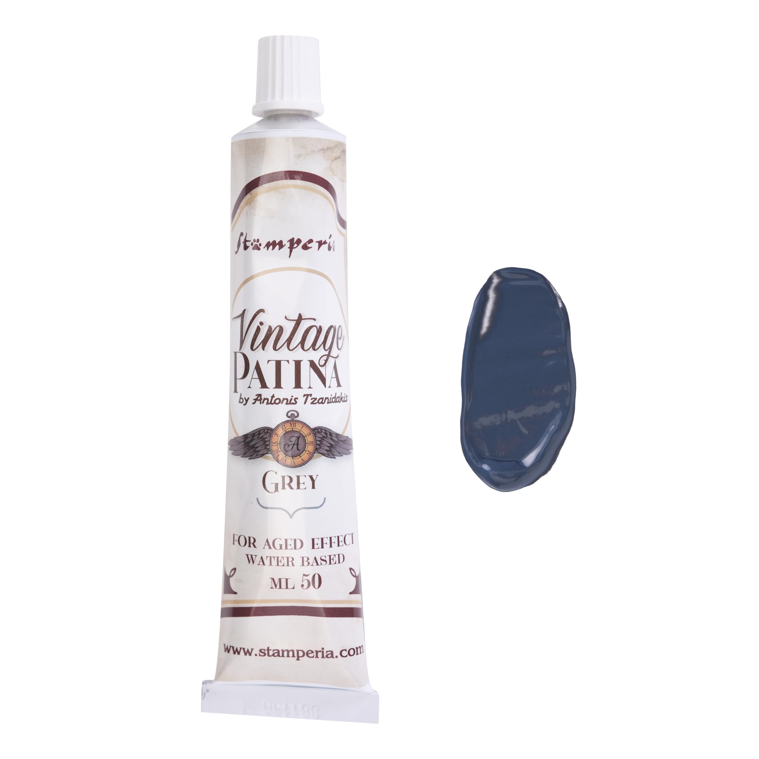 StamperiaVintage Patina Tube ml 50 Grey, White, OSFA