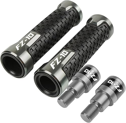 Para Yamaha MT-10 FZ-10 MT10 FZ10 2016 78 "0.866 in Agarraderas Manillar Motocicleta CNC Manija Bar Extremos Tapa Tapones de Peso Slider (Color  2)