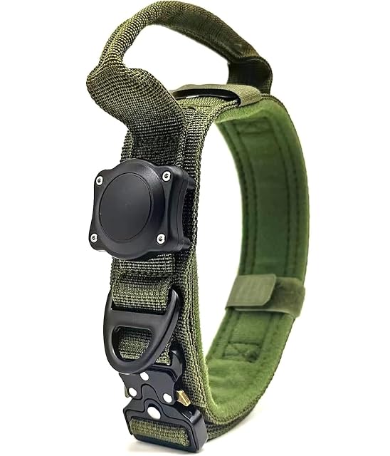 ZHHSUNY Collar para Perro Air Tag,con Soporte Air Tag,100% Impermeable con Soporte GPS Trazador Collar…