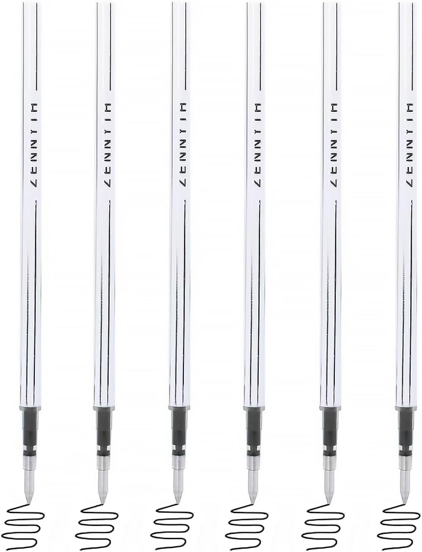 10 Pieces 0.5mm Gel Ink Pen Refills Replaceable Blue Ink Pen Refills image 5