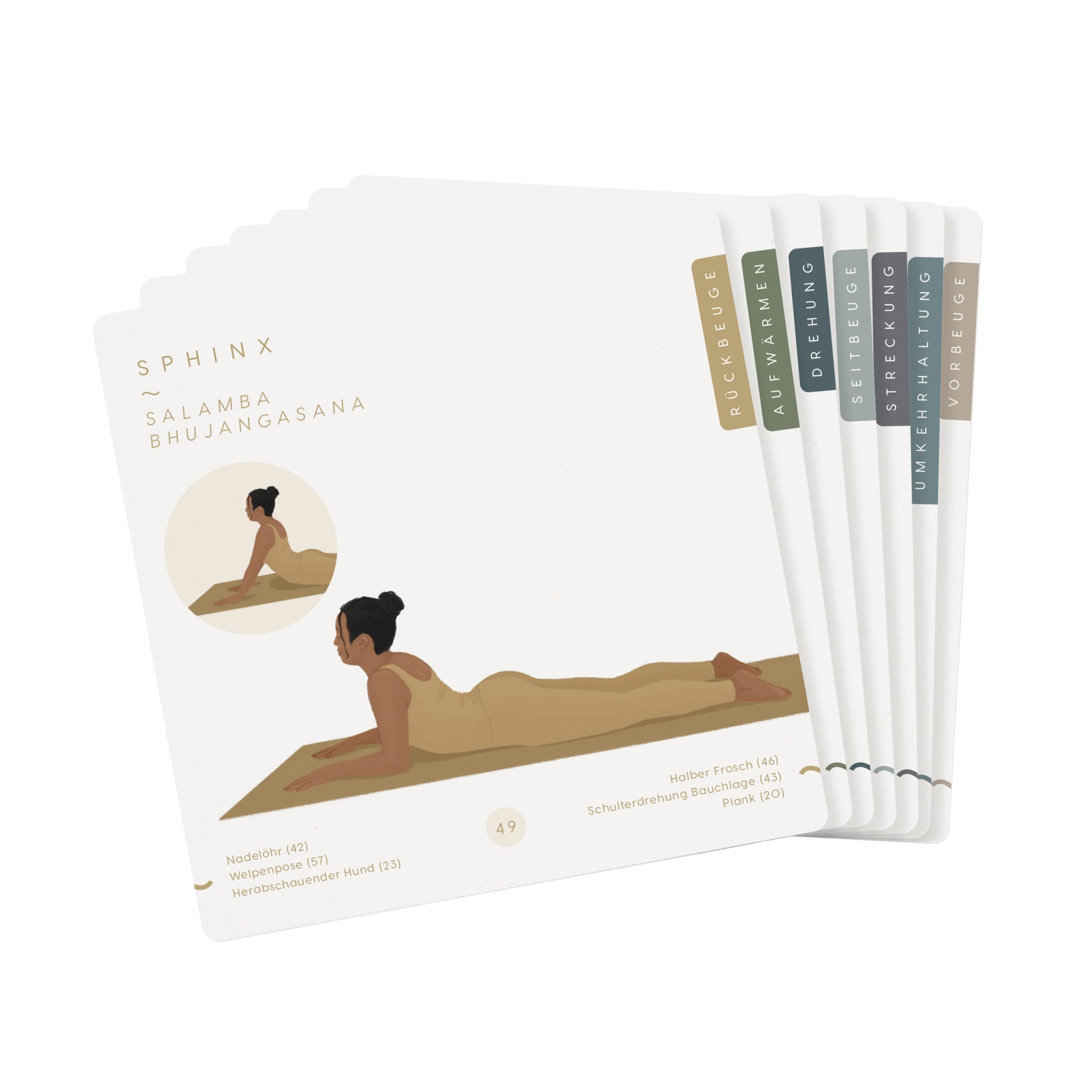 Yoga Karten Set Rücken & Hüften