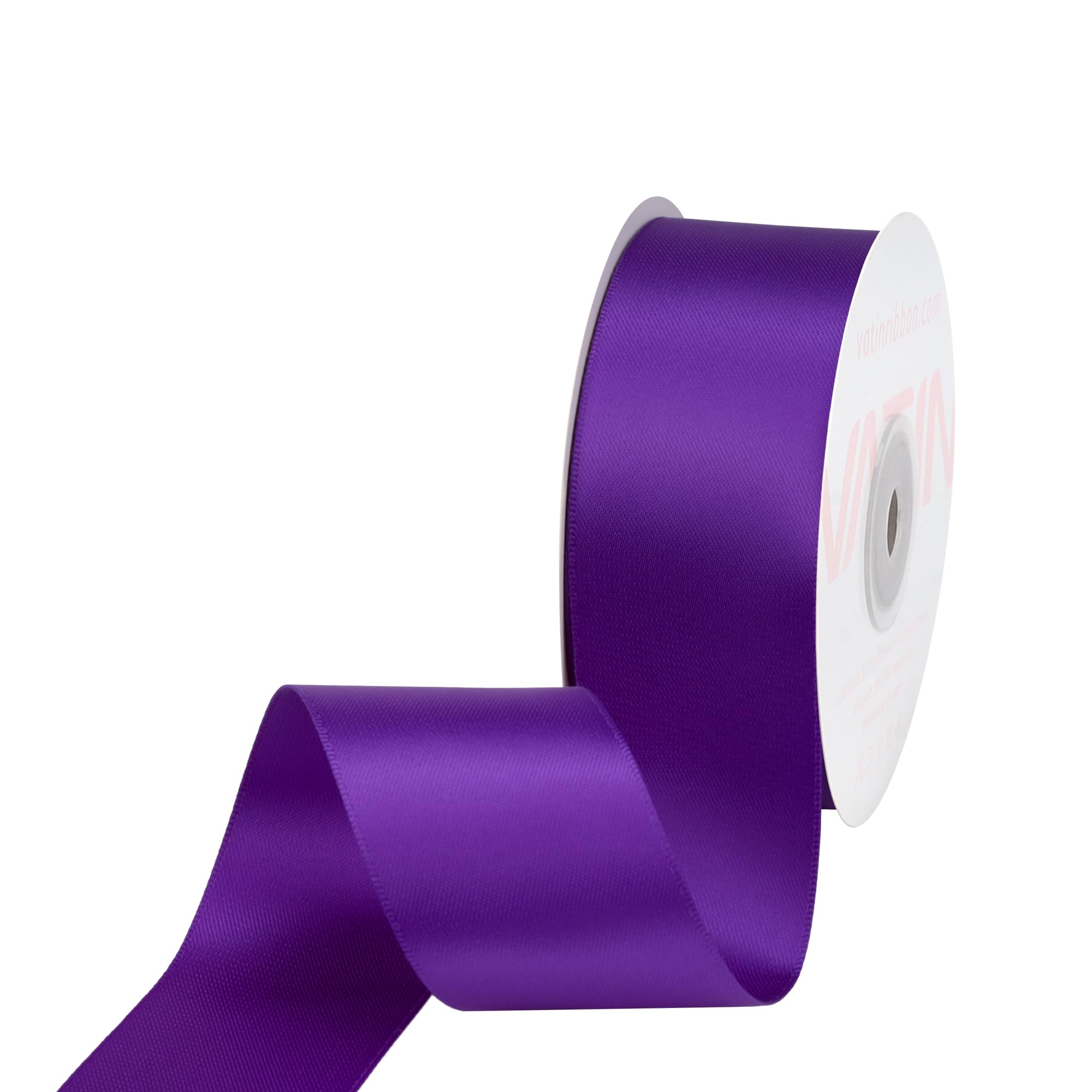 VATIN 100mm Wide Double Faced Polyester Deep Navy Blue Satin Ribbon- 4.5 Metre/Spool, Perfect for Chair Sash, Making Bow, Sewing and Wedding Bouquet — view 54