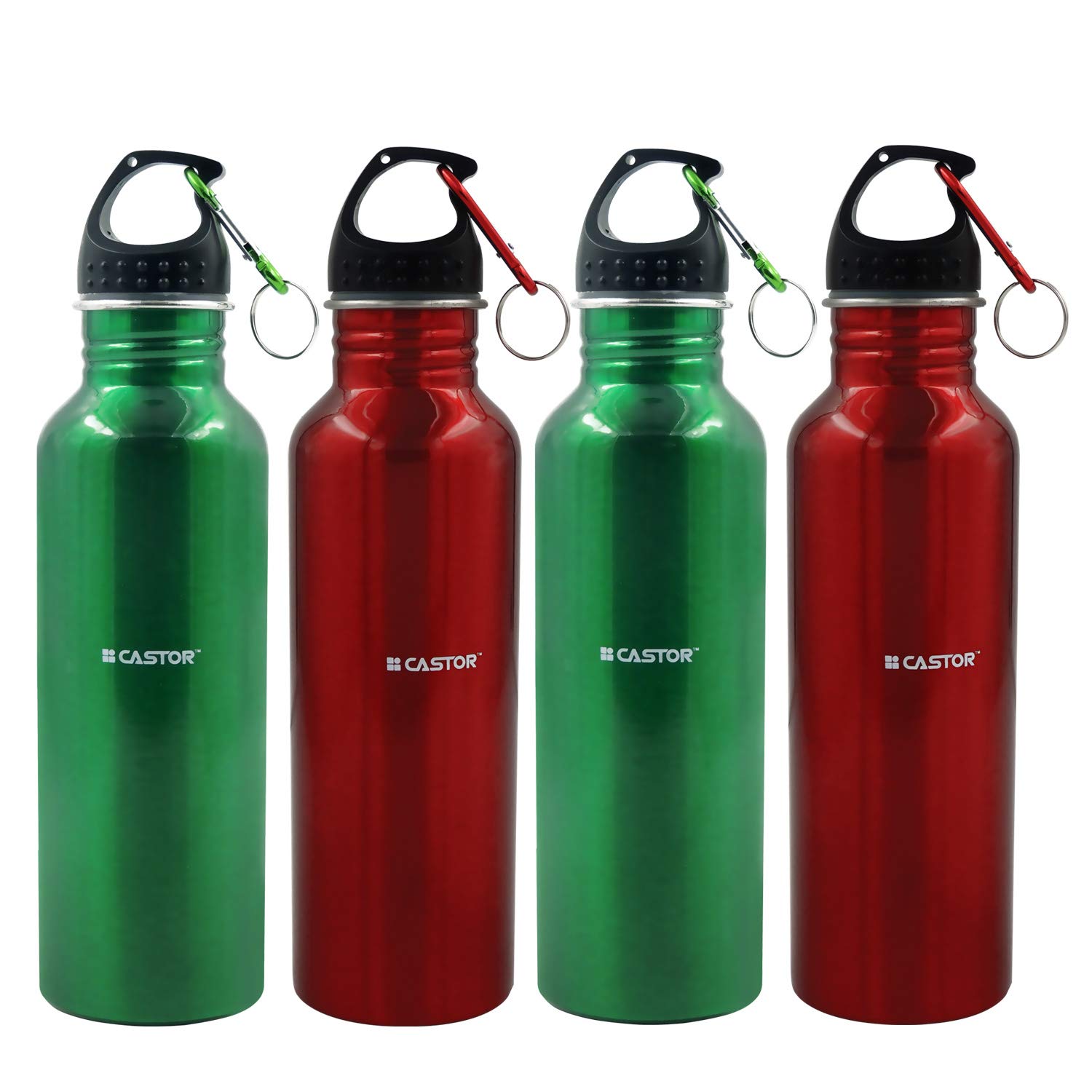 CASTOR WB750T 750ml Healthy Stainless Steel Water Bottle with Key Chain