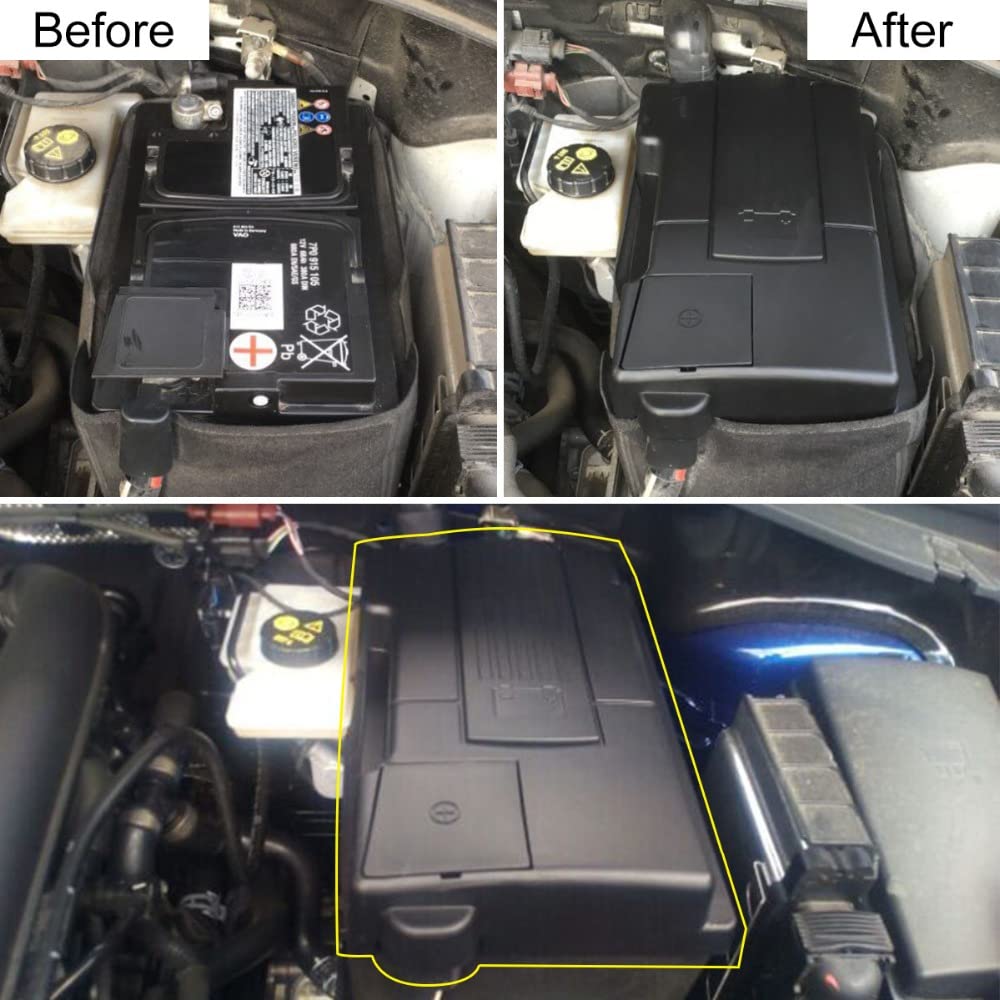 Z.MYUKI [4 colori] Cover Chiave con Portachiavi per VW T-Roc R Line 2017-2023 2024 Accessori Key Cover (Nero
