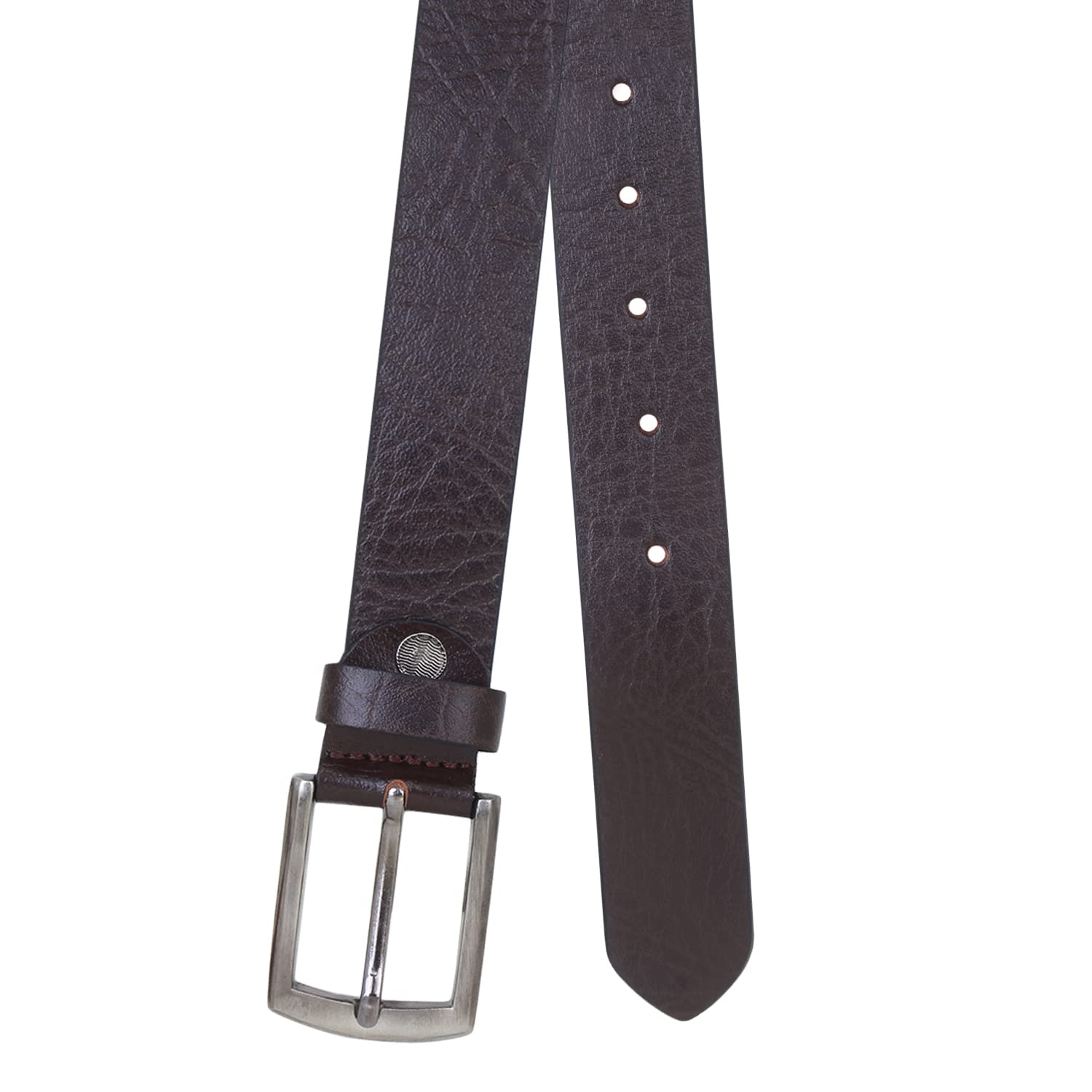 Zacharias Boy's Genuine Leather Belt for kids kb-006_Brown (Pack of 1) (4-8 Years) - Image 2 thumbnail