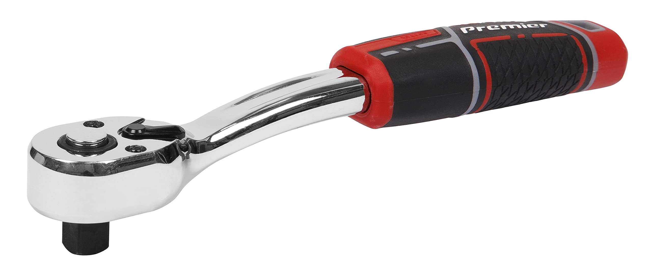 Sealey Ratchet Wrench 3/8""Sq Drive Offset Pear-Head with Flip Reverse - AK8938