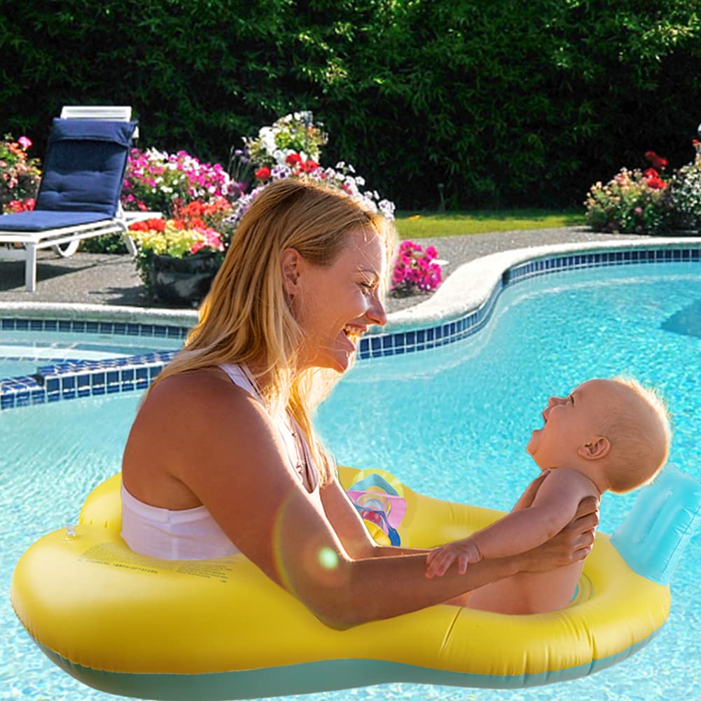 Bouée Bébé Avec Pare-Soleil SPF 50+ – Flotteur Piscine Gonflable 6-36 Mois, Siège Confortable Et Sécurisé Pour Baignade Été