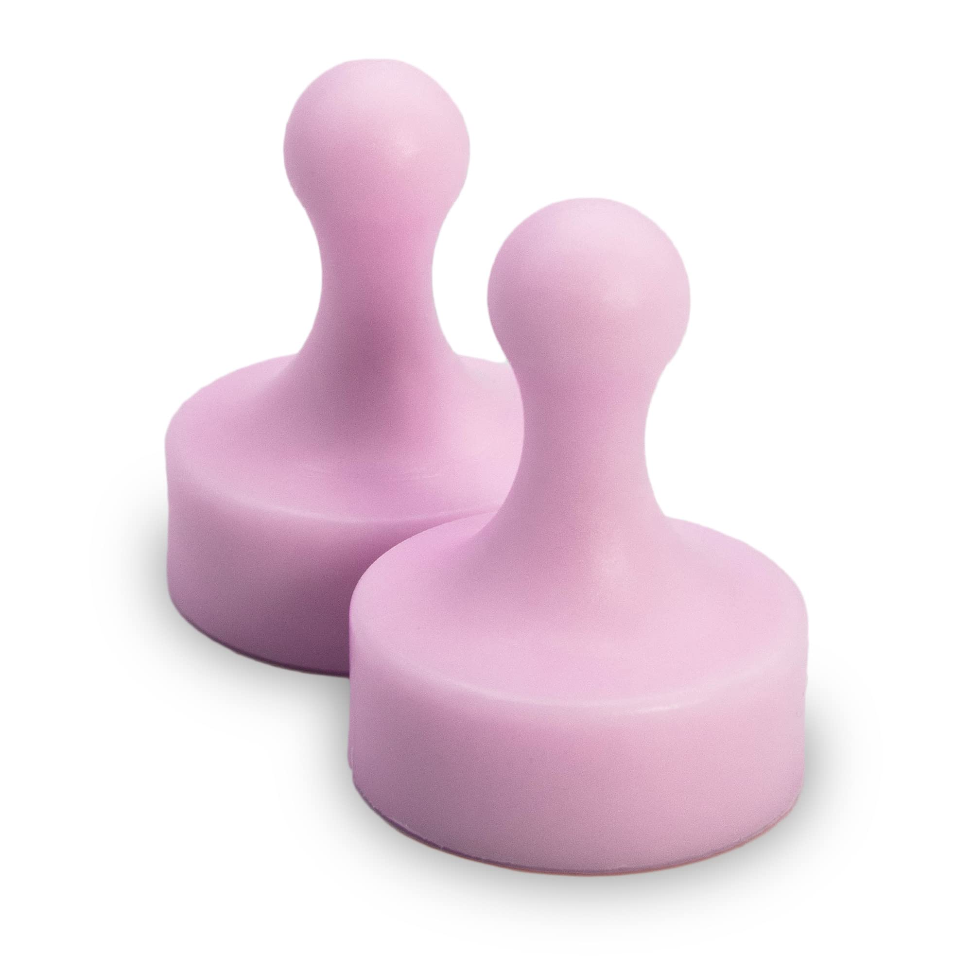 GLASSBOARD STUDIO Powerful Neodymium Magnets, Pawn-Shaped - Strong Fridge/Refrigerator and Whiteboard Magnet, Ideal for Office, Kitchen, Crafts - Rare Earth, Heavy Duty (2, Cotton Candy Pink) — image 1