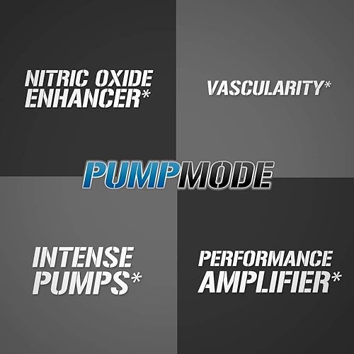 Miniatura 3 de Mejorador de óxido nítrico Evolution Nutrition Pump Mode para apoyo a los ejercicios intensos, rendimiento y vascularidad, 30 porciones, polvo sin