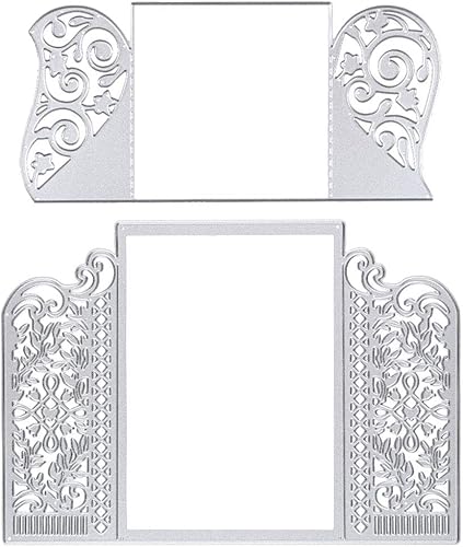 Vista 43 de Troqueles de sobres para hacer tarjetas de álbumes de recortes, troqueles de corte de metal para sobres troquelados para regalo de decoupage