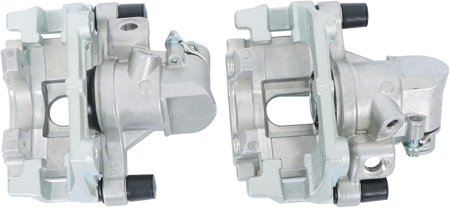 GXYWADY 2Pcs Rear Left and Right Disc Brake Caliper with Bracket Replacement for Model 3 C30 C70 S40 V50 2004-2011