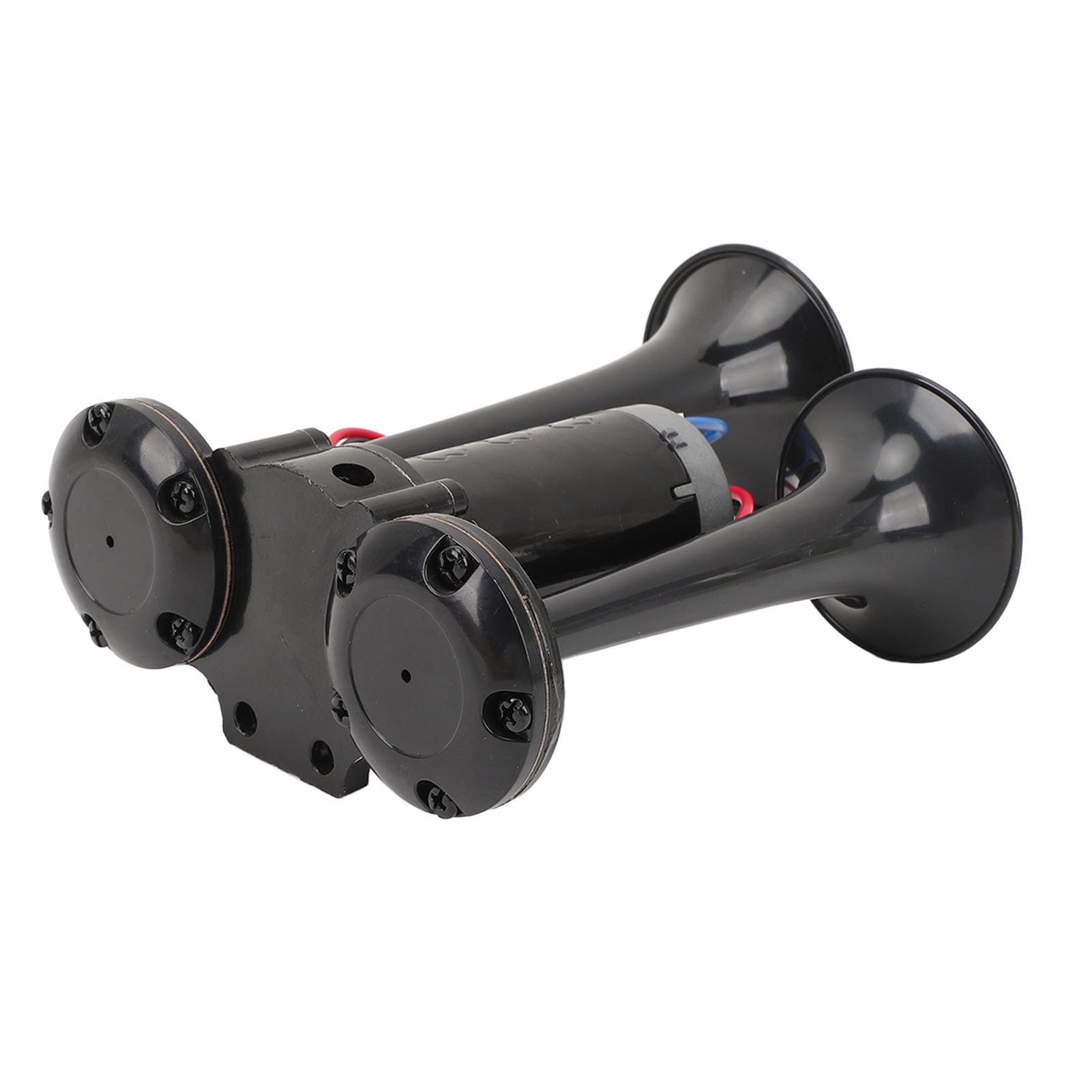 Yosoo Health Gear Tromba Ad Aria Compressa a Doppia Tromba 24 V, Suono Forte 130 DB per Camion, Auto, Treno, Furgone, Yacht, Installazione Semplice, Costruzione Robusta