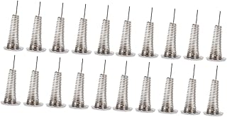 ABOOFAN 20 Peças Acessórios DIY Brinquedo De Dança Base De Mola Carro Playset Bobblehead Base De Mola Suporte De Boneca Shake Head Boneca Suporte De Mola Suporte De Painel De Carro