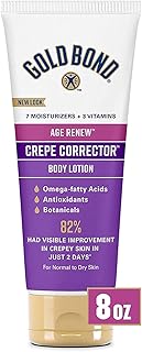 Gold Bond Age Renew Crepe Corrector Body Lotion, Replenishing & Smoothing Formula, 8 oz, Limited Edition