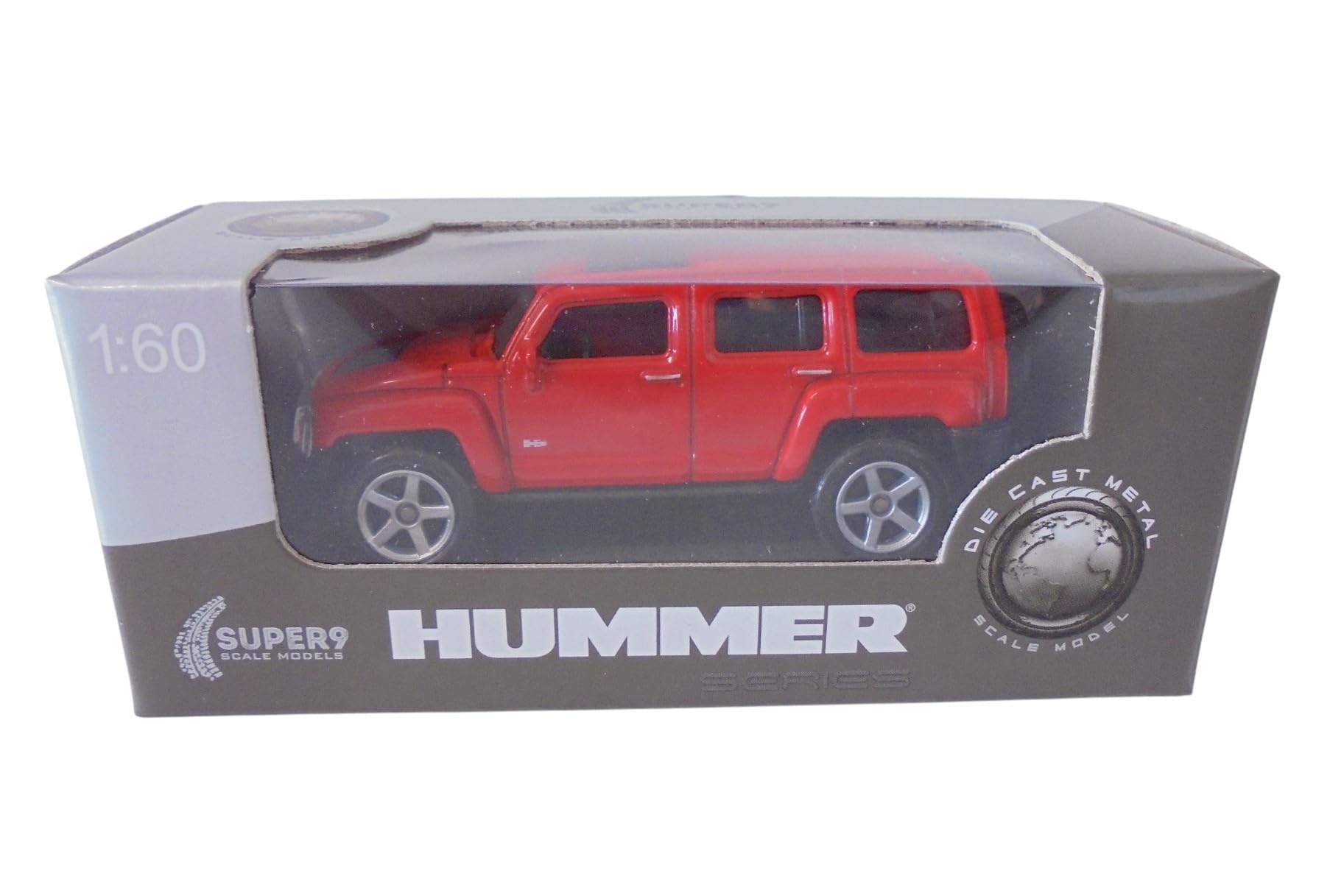 OPO 10 - Miniature car compatible with Hummer H3, 1:64 scale, 3 inches (7.5cm), Welly SUP51 - Image 2