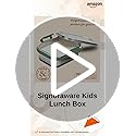 Image of SIGNORA WARE 240 ML Cute Compact Lunch Boxes For School Kids Girls Boys With Steel Lid With Clip Lock /Air Tight Spill Proof /Food Grade BPA Free Container For Childrens (Rectangle | E Green)