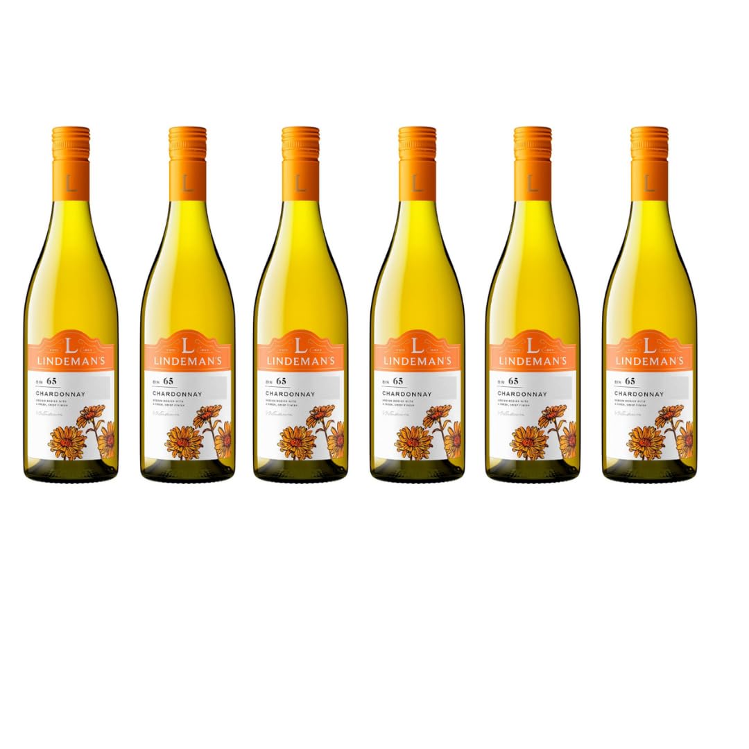 Lindeman's Bin 65 Chardonnay Wine 750ML I Pack of 6