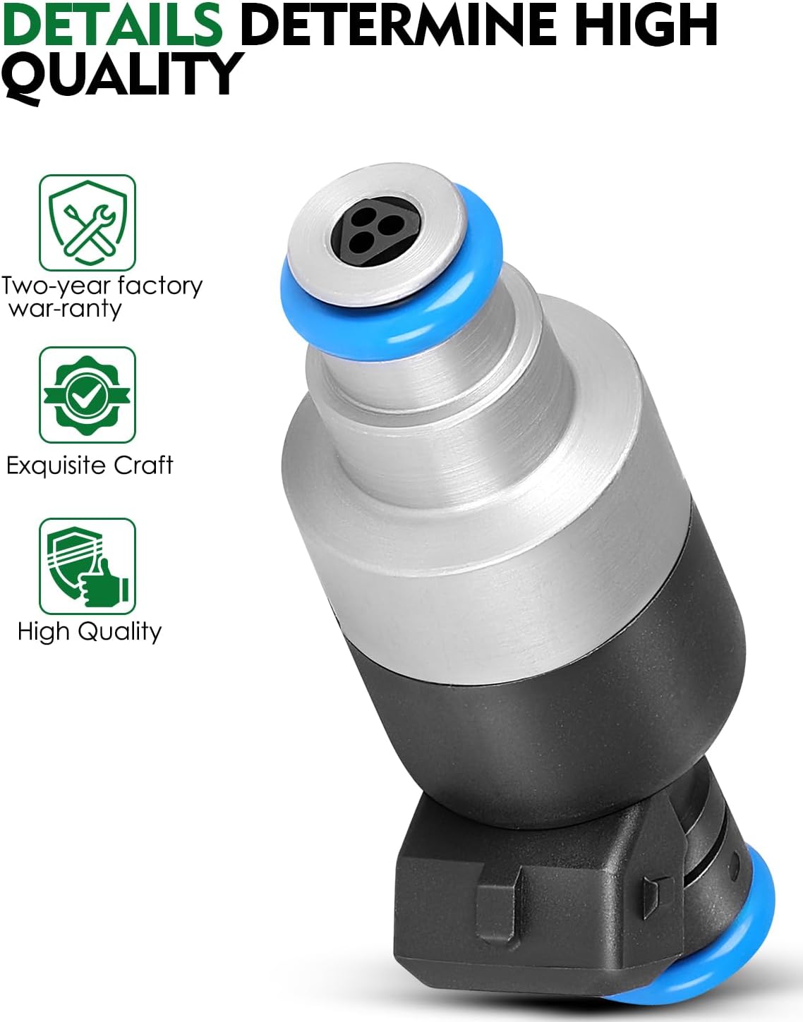 FJ164 Fuel Injectors Fit for:-Chevy Camaro Corvette Impala Caprice for:-Cadillac Fleetwood Commercial Chassis for:-Buick Roadmaster for Firebird 1994-1997 5.7L V8 OE# 17121068 17106258 8 Pack