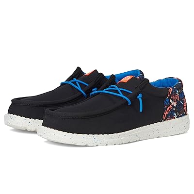 Hey Dude Kids Wally Funk Game On (Little Kid/Big Kid) Boys Shoes Black/Multi