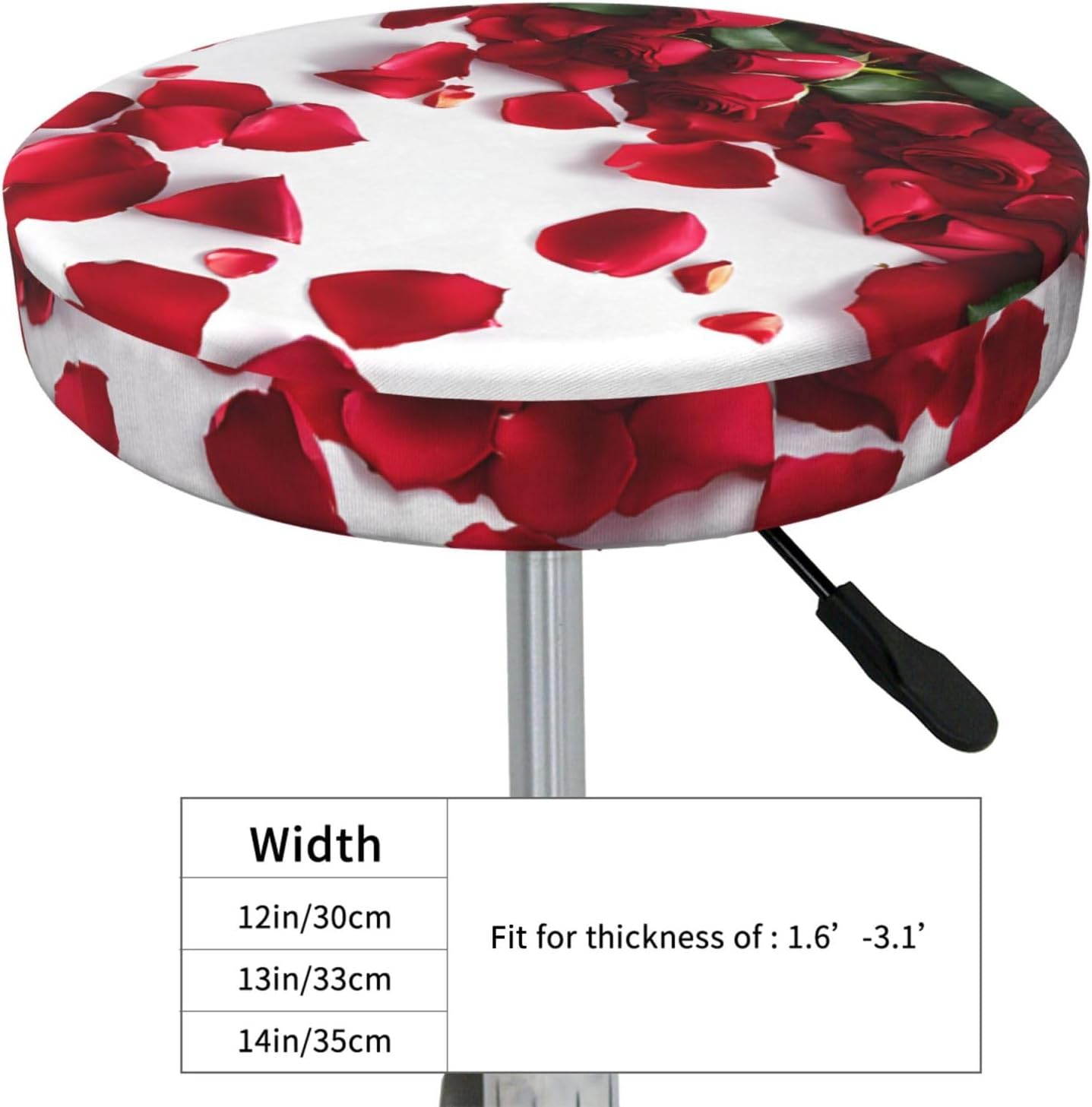 Round Bar Stool Seat Cover for Home Kitchen Dining Chair - 14 inch