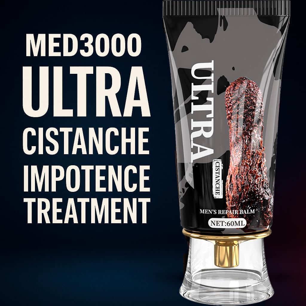Ultra ED Cream for Men to Get Hard Fast Acting Erectile Dysfunction Cream for Men, 1.75 Fl Oz (Med3000 Gel Ultra)