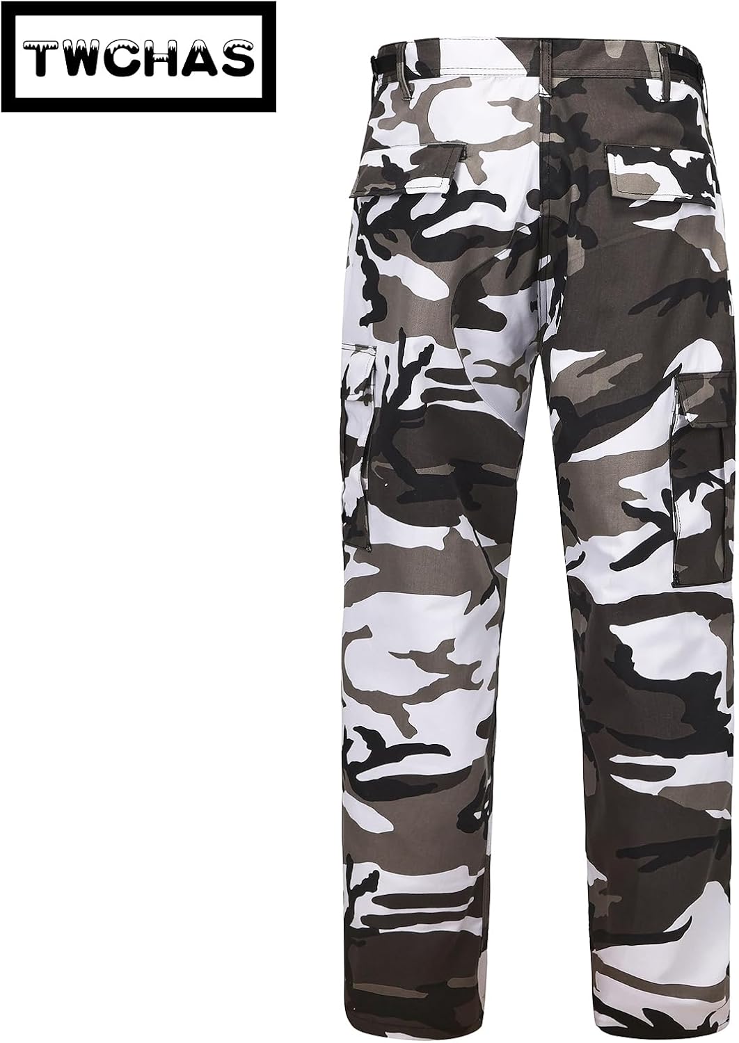 Men's BDU Pants, 6 Pockets, Cotton Canvas Tactical Work Pants for Hiking, Camping, and Outdoor Activities