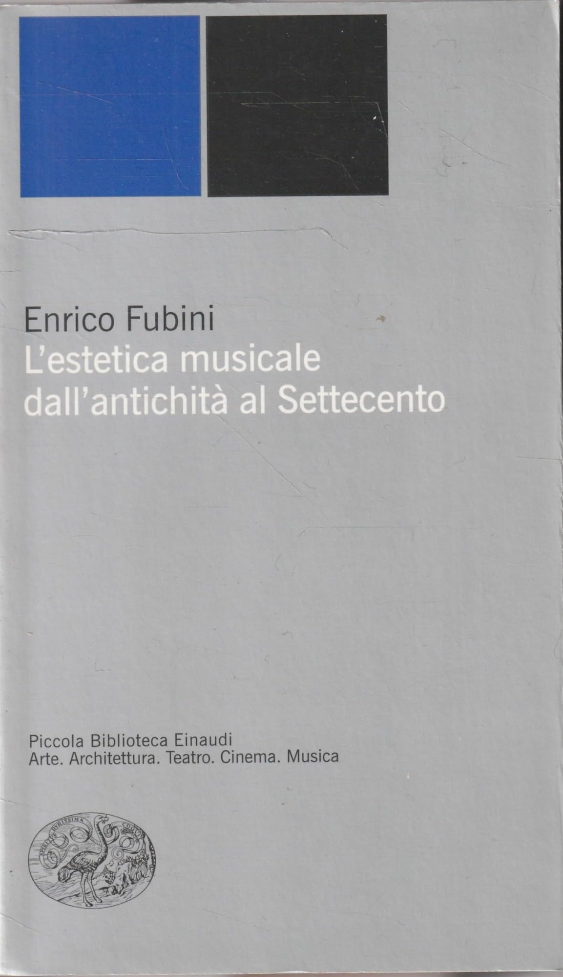 L'estetica musicale dall'antichità al Settecento