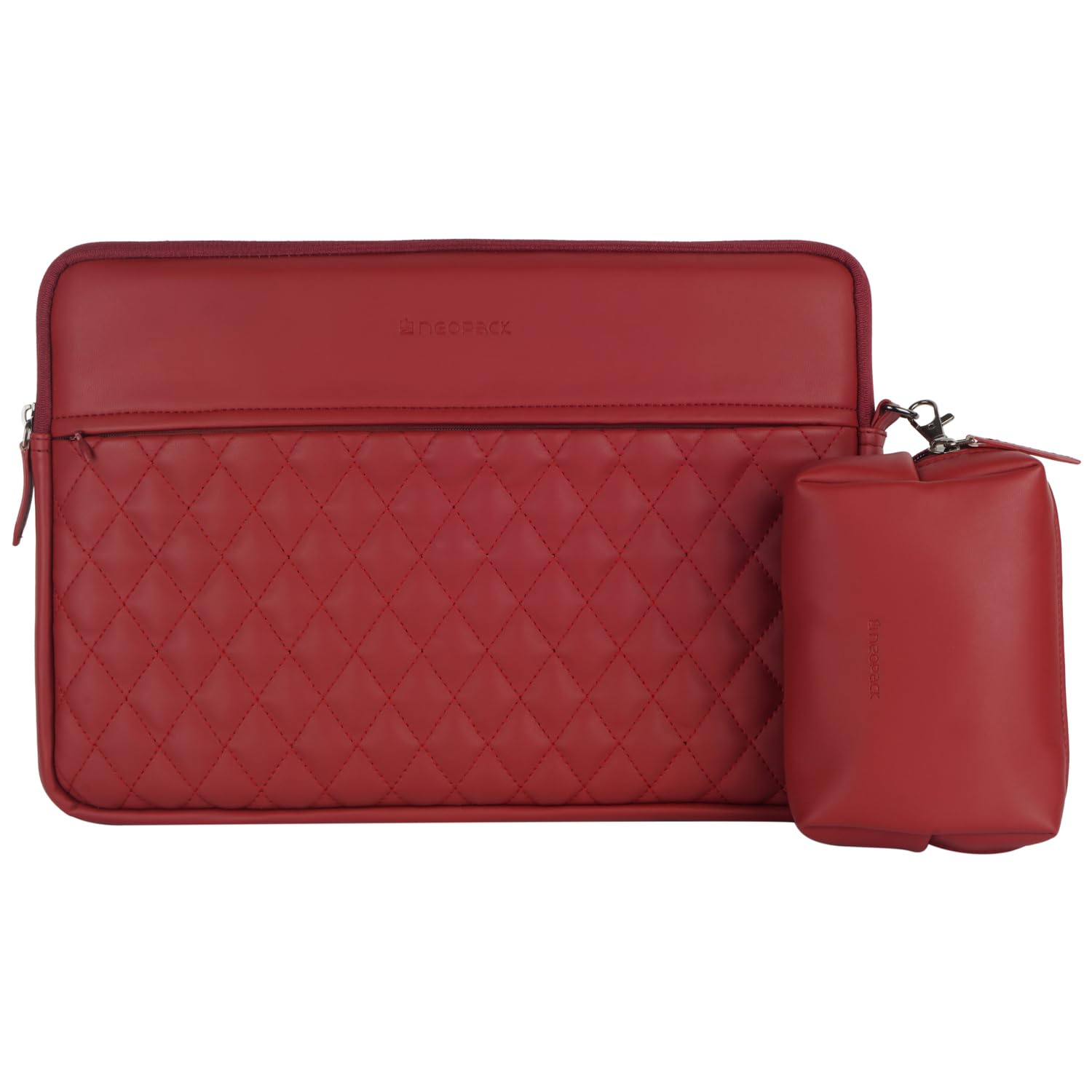 Neopack Stanley Sleeve/Slip Case with Pouch for 13-13.3" MacBook Air/Pro M3 / M2 / M1 2016-2024, iPad Air/Pro 13" & iPad 12.9" - 6th / 5th / 4th / 3rd Gen. (Red) (B0CQFYYCWF) Amazon Price History, Amazon Price Tracker