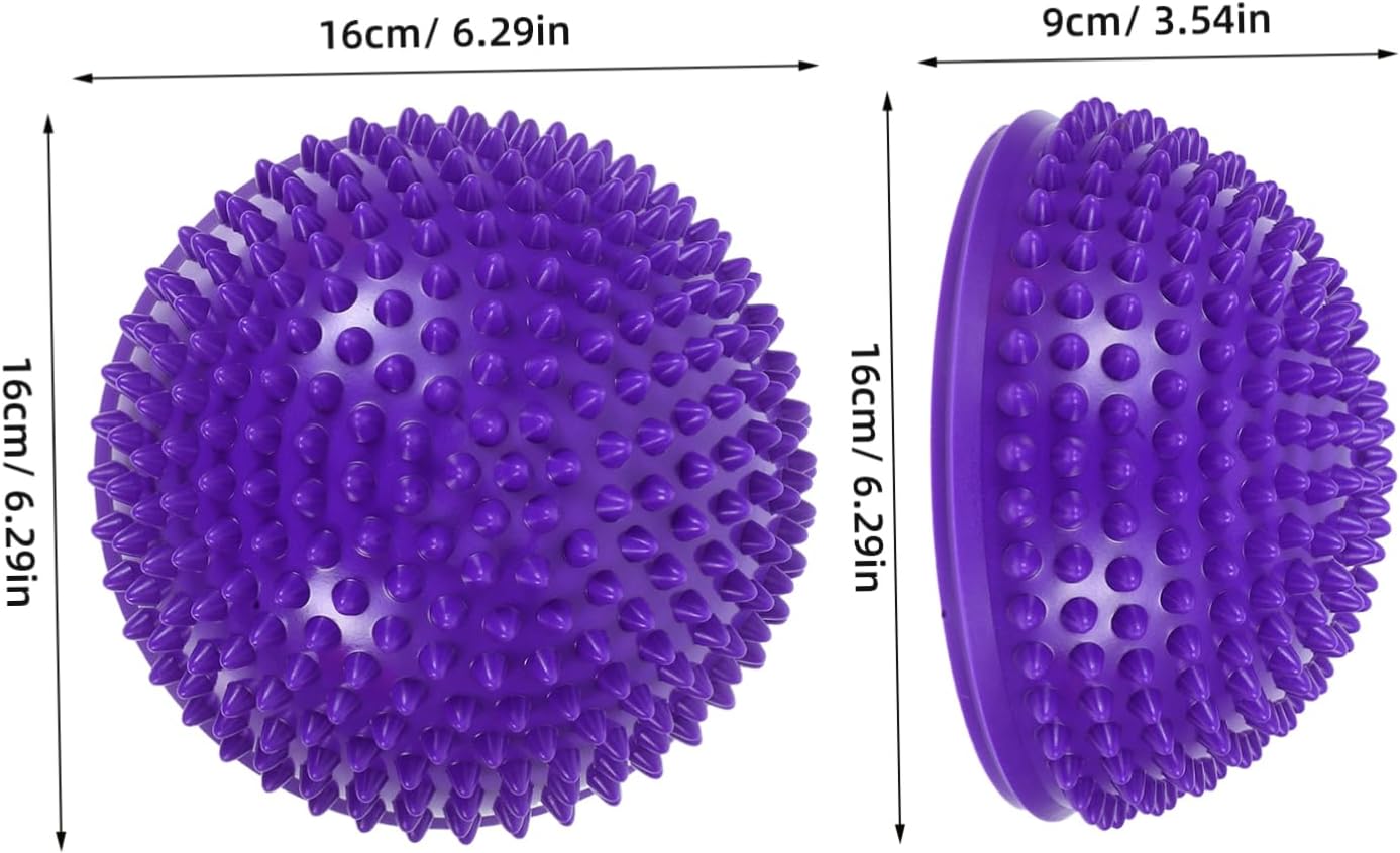 Generic 4 Pcs Sensory Balance Balls Spiked Fitness Domes for Stability Training Foot Massage Coordination Development Early Education