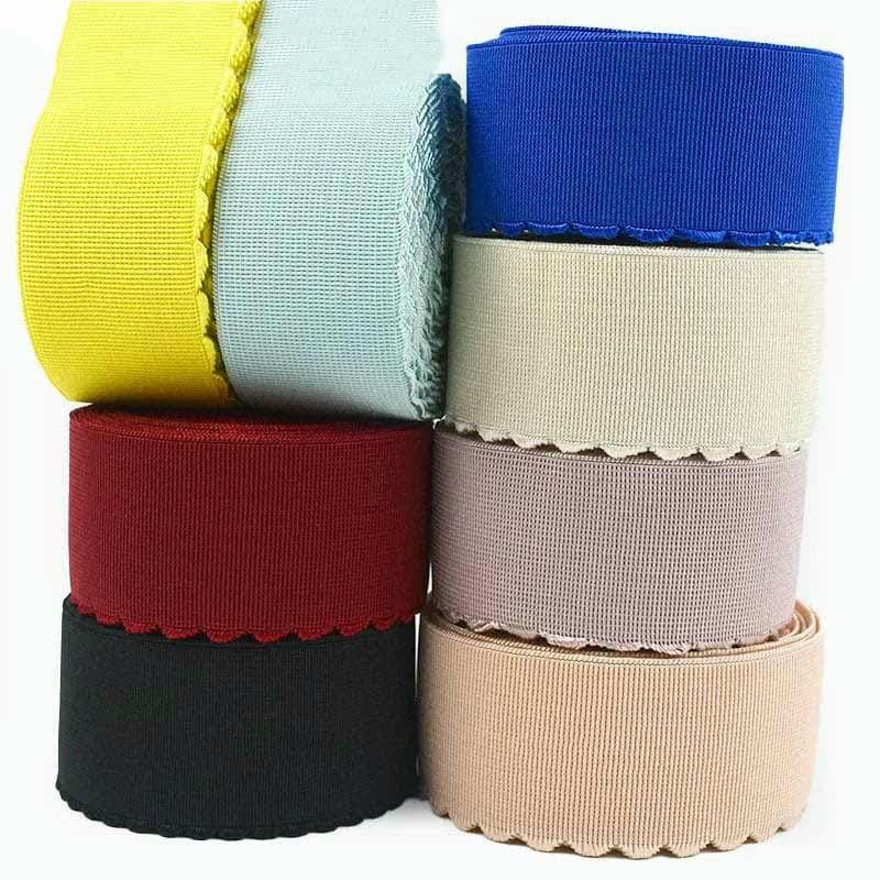 Elastyczna taśma nylonowa, Nylon Elastic Bands For Sewing 40mm Width 2-10 meters Multicolor(Yellow 40mm,10Meters)