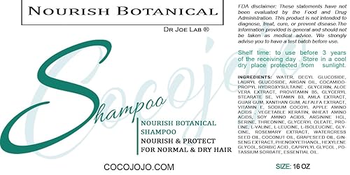 Miniatura 2 de Dr Joe Lab Nourish Botanical - Fórmula de champú ultra hidratante | 16 onzas | Fortificado con extractos e ingredientes herbales, botánicos,