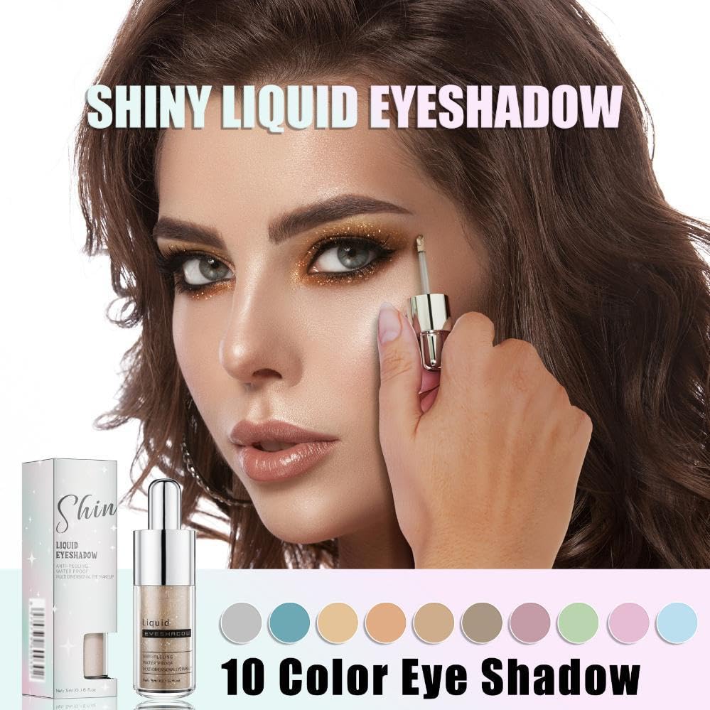 Shin Liquid Glitter Eyeshadow with Metallic Shimmer & Starry Finish - Image 3