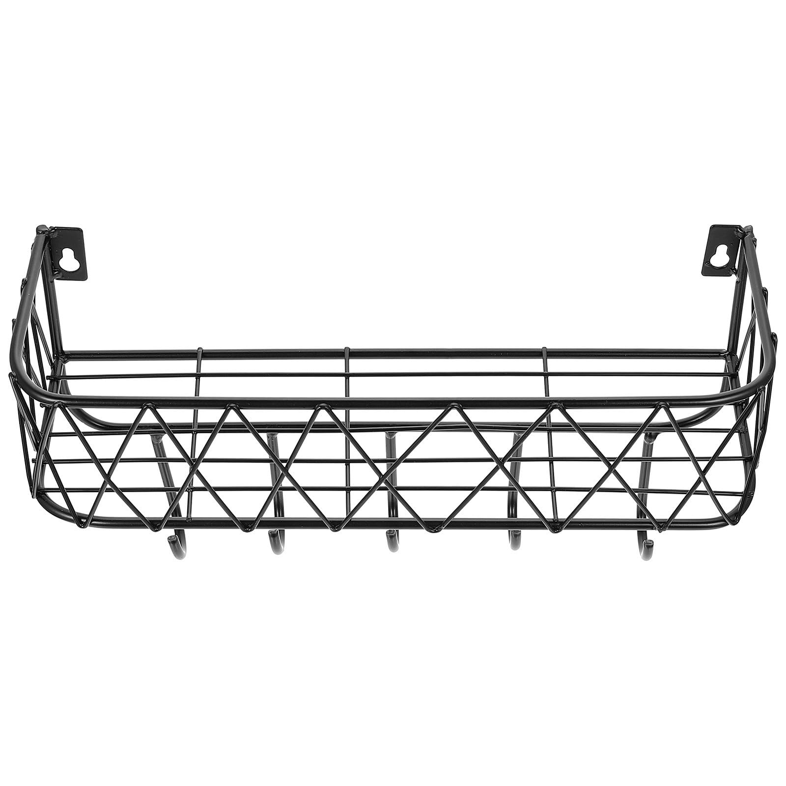 Gancho de Almacenamiento para Llaves Colgador de Pared de Hierro Negro Funcional