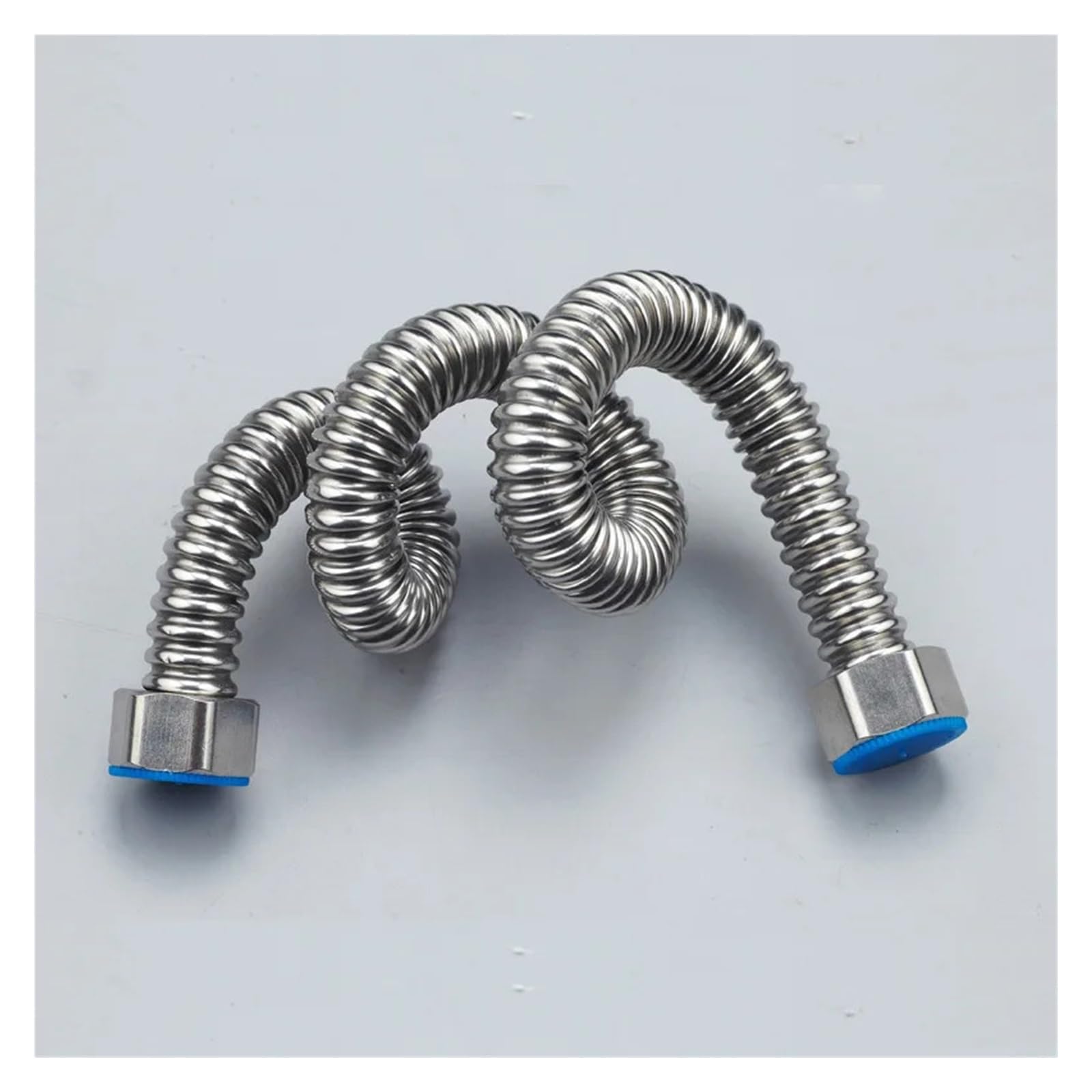 Tuyau d'arrivée ondulé 1/2", chaud/froid SS