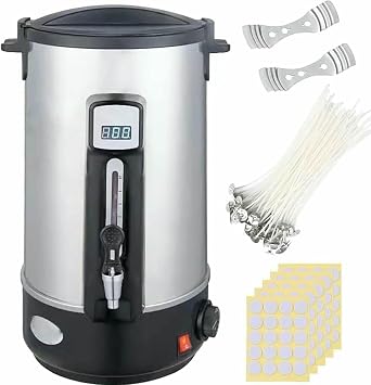 Wax Meter, Wax Meter for Candles, Temperature Control of The Wax Crucible, Large Electric Candle Mella