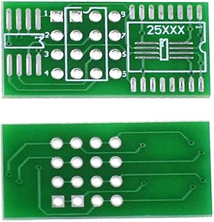Reland Sun 10PCS SMD to DIP Adapter PCB Proto Board Kit SOP8 SOP10 SOP14 SOP16 SOP20 SOP24 SOP28 0402/0603/0805 SMT SOT89/SOT223 TQFP100 QFN32 QFN44/48 Adapter board (SOP8 SOP16)