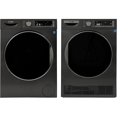 Conserv 2.2 cf 120 V Washer & 4 Cf 220V Condensing Dryer (Titanium)