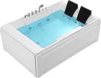 Vista 1 de Empava Bañera de hidromasaje de masaje remojo SPA Chromapy Jets Modelo 2021 72JT367