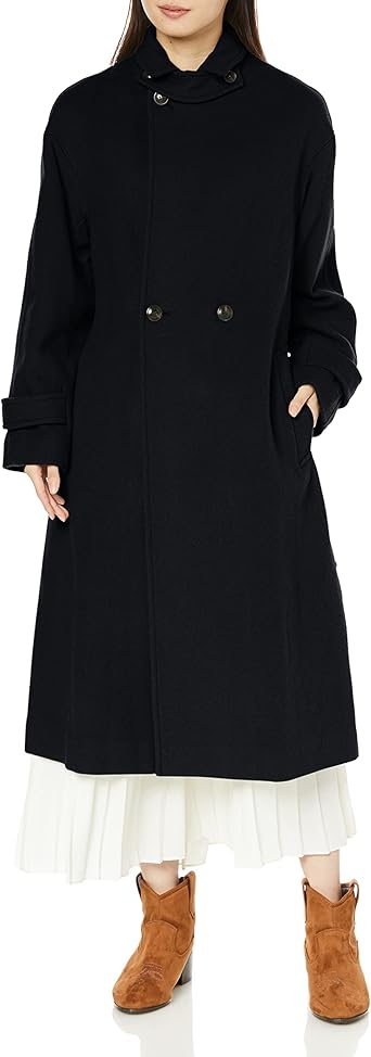 [ロペピクニック] コート JAPAN FABRIC (ジャパンファブリック) /3WAY着用可ウール混テーラーカラーコート レディース GDO52030 ライトグリン 38